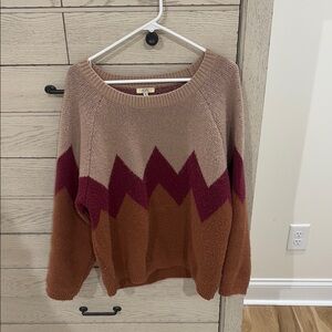 Women's Chevron Pattern Sweater